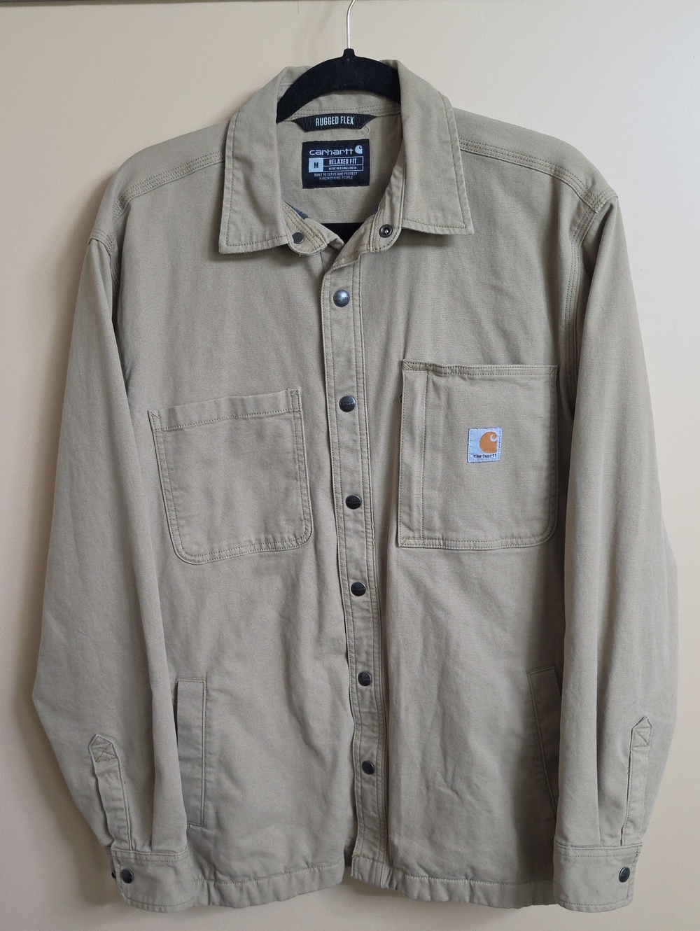 Carhartt Sand Rugged Flex Lightweight Shirt Jacket